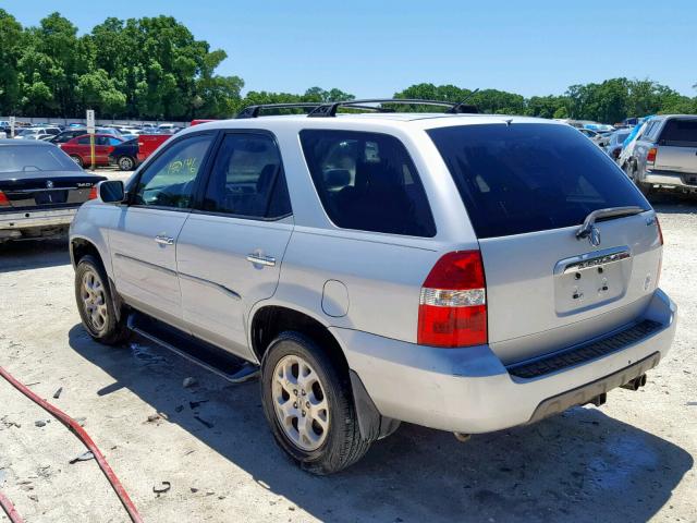 2HNYD18882H541975 - 2002 ACURA MDX TOURIN SILVER photo 3