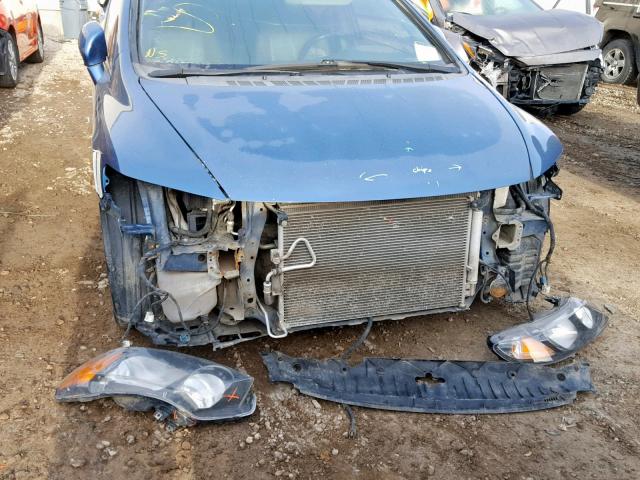 2HGFA16019H020028 - 2009 HONDA CIVIC EXL BLUE photo 9