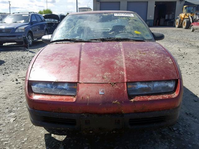 1G8ZG5284SZ187626 - 1995 SATURN SL1 RED photo 9