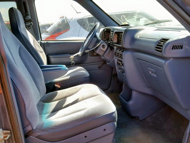 2B4GH2530SR285455 - 1995 DODGE CARAVAN BLUE photo 5