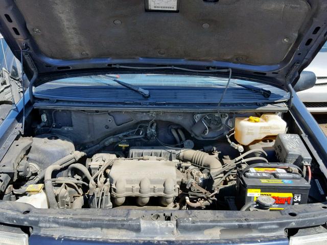 2B4GH2530SR285455 - 1995 DODGE CARAVAN BLUE photo 7