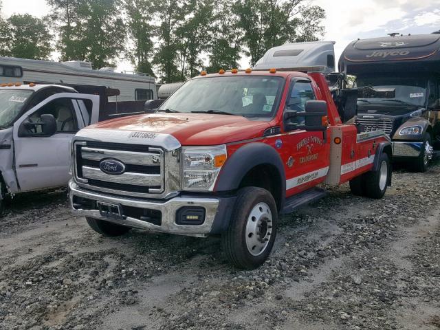 1FDUF5HT6GEB07798 - 2016 FORD F550 SUPER RED photo 2