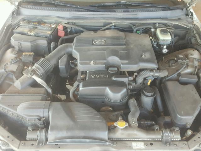 JTHBD182110024543 - 2001 LEXUS IS 300 SILVER photo 7