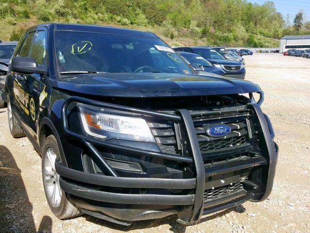 1FM5K8AR3JGB68909 - 2018 FORD EXPLORER P BLACK photo 1