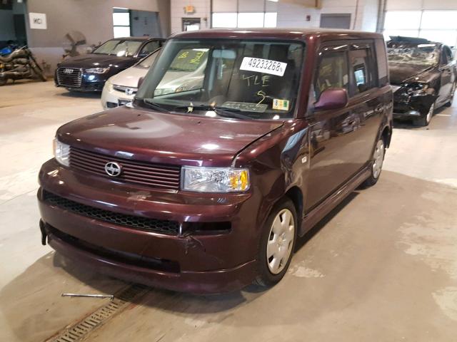 JTLKT324150183910 - 2005 TOYOTA SCION XB იასამნისფერი ფოტო 2