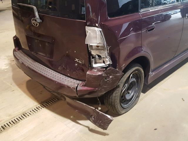 JTLKT324150183910 - 2005 TOYOTA SCION XB იასამნისფერი ფოტო 9