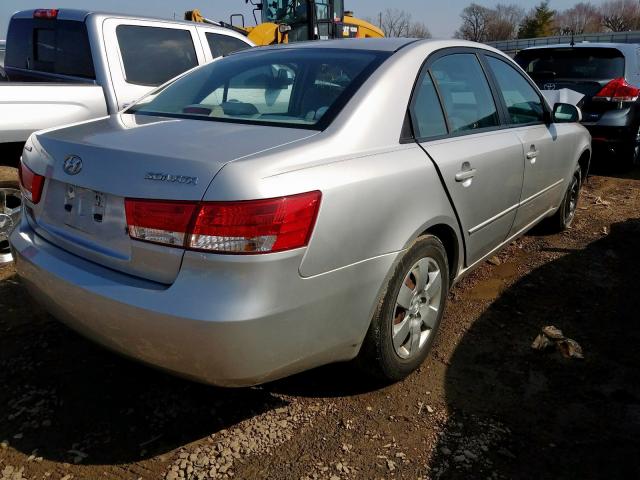 KMHET46C46A080410 - 2006 HYUNDAI SONATA GL  photo 4