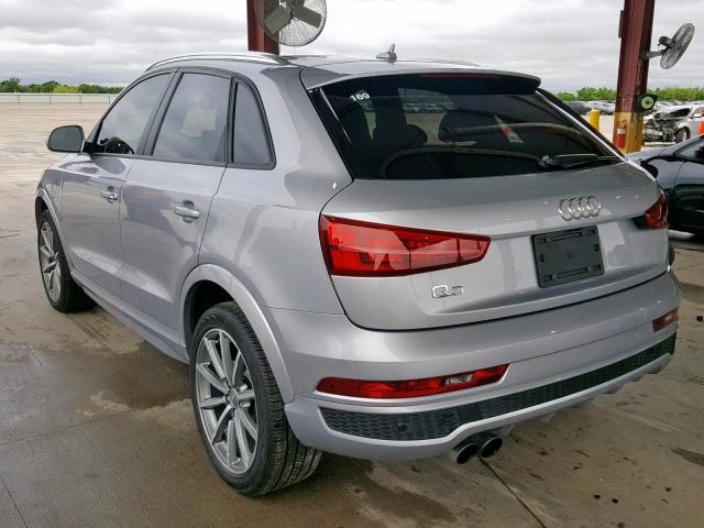 WA1BCCFS5JR032427 - 2018 AUDI Q3 PREMIUM SILVER photo 3