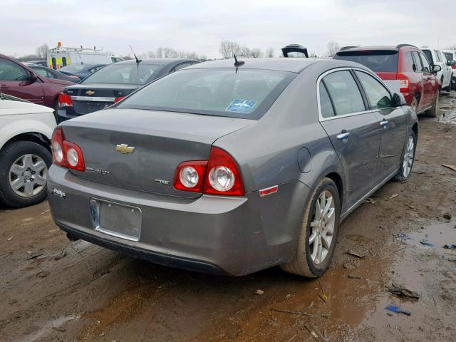 1G1ZE5E02A4125843 - 2010 CHEVROLET MALIBU LTZ 灰色 照片 4