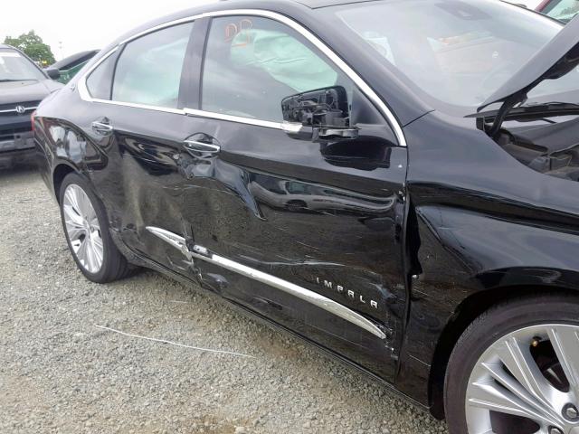 2G1145S33H9196670 - 2017 CHEVROLET IMPALA PRE შავი ფოტო 9