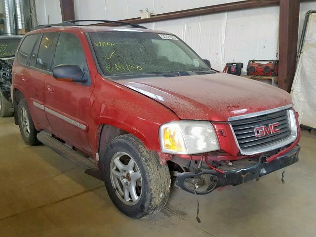 1GKDT13S122240911 - 2002 GMC ENVOY RED photo 1