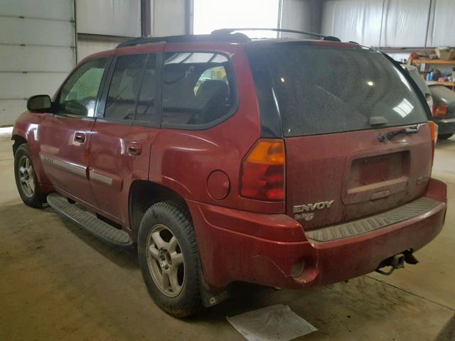 1GKDT13S122240911 - 2002 GMC ENVOY RED photo 3