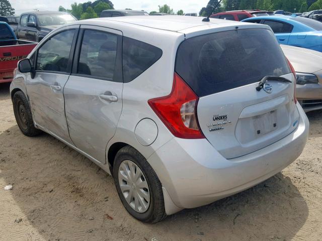 3N1CE2CP2EL383875 - 2014 NISSAN VERSA NOTE SILVER photo 3