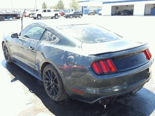 1FA6P8CF1G5282253 - 2016 FORD MUSTANG GT GREEN photo 3