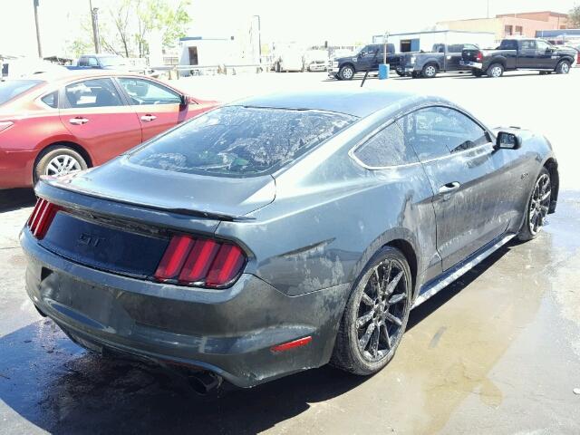 1FA6P8CF1G5282253 - 2016 FORD MUSTANG GT GREEN photo 4