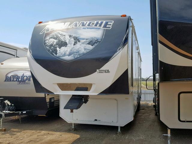 4YDF33022DE760666 - 2013 KEYSTONE AVALANCHE WHITE photo 2