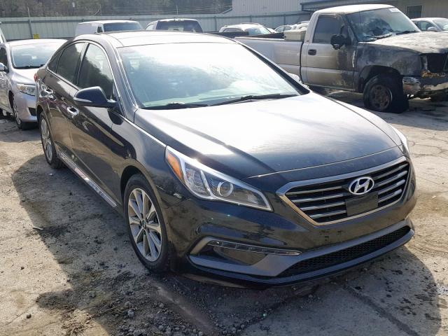 5NPE34AF5GH289977 - 2016 HYUNDAI SONATA SPO BLACK photo 1