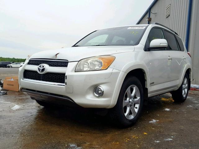 JTMZF31V495011312 - 2009 TOYOTA RAV4 LIMIT WHITE photo 2