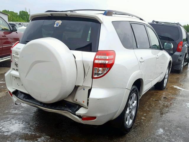 JTMZF31V495011312 - 2009 TOYOTA RAV4 LIMIT WHITE photo 4