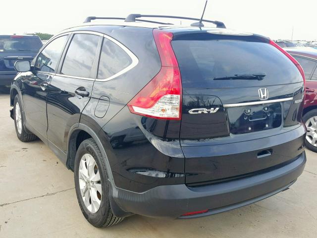 2HKRM3H75EH534085 - 2014 HONDA CR-V EXL BLACK photo 3