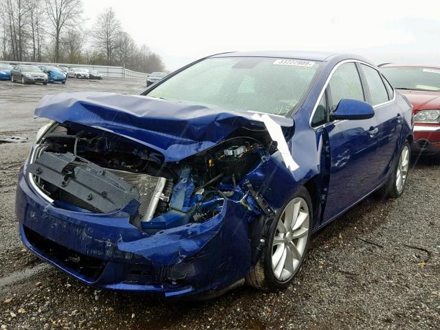 1G4PP5SK4D4136843 - 2013 BUICK VERANO BLUE photo 2