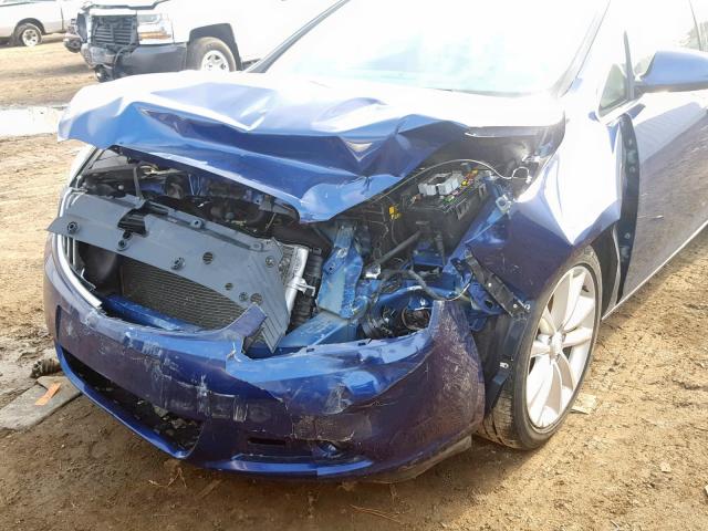 1G4PP5SK4D4136843 - 2013 BUICK VERANO BLUE photo 9