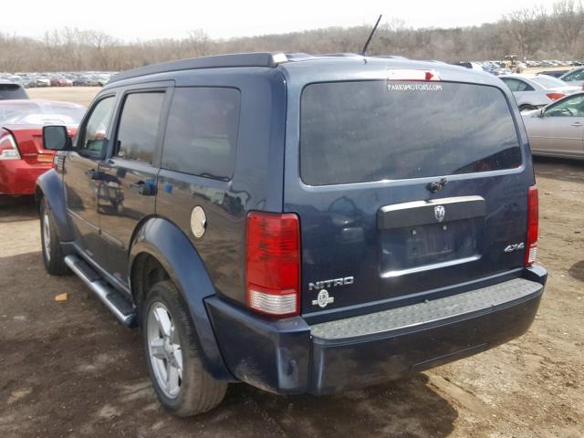 1D8GU28K58W260117 - 2008 DODGE NITRO SXT  photo 3