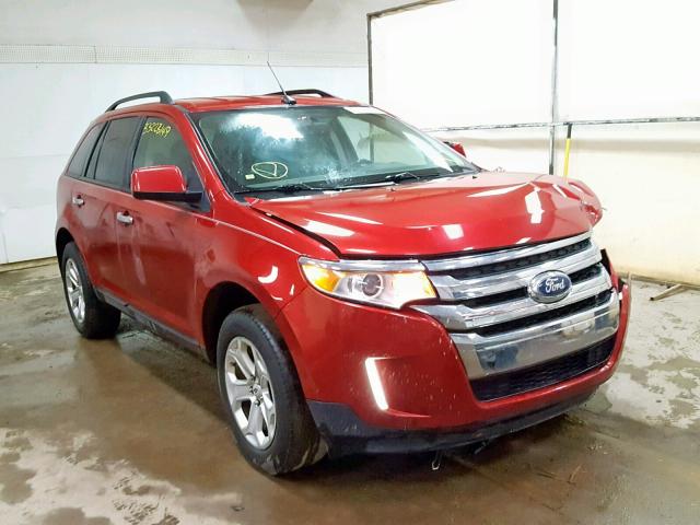 2FMDK3JCXBBA22963 - 2011 FORD EDGE SEL RED photo 1