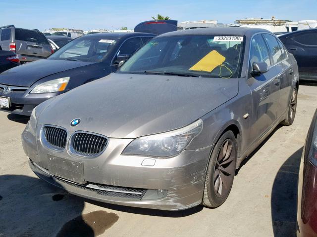 WBANW53548CT50683 - 2008 BMW 550 I GOLD photo 2