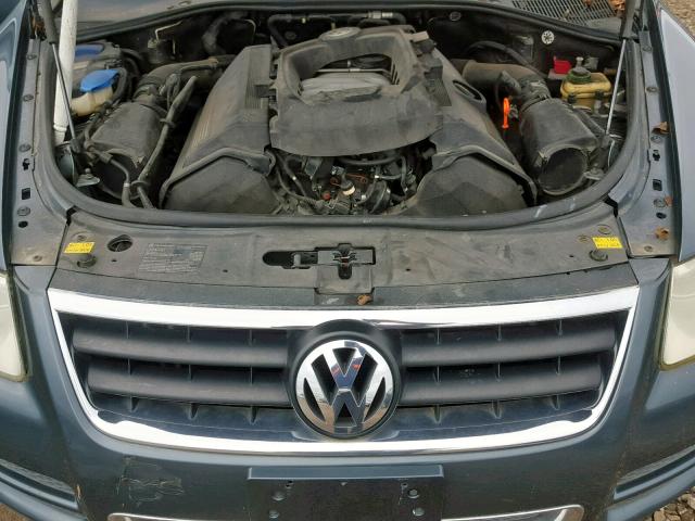 WVGCM77L95D000746 - 2005 VOLKSWAGEN TOUAREG 4. BLUE photo 7