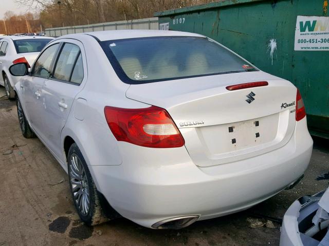 JS2RF9A33C6100085 - 2012 SUZUKI KIZASHI SE WHITE photo 3