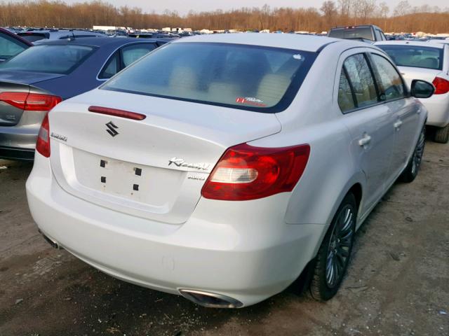 JS2RF9A33C6100085 - 2012 SUZUKI KIZASHI SE WHITE photo 4