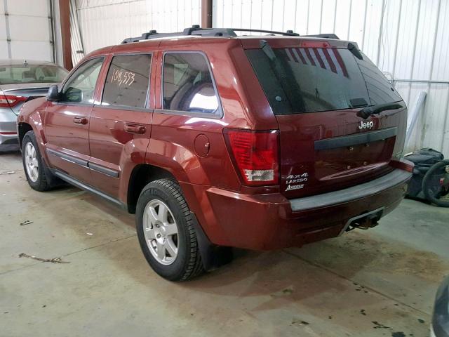 1J8HR48N38C122435 - 2008 JEEP GRAND CHER MAROON photo 3