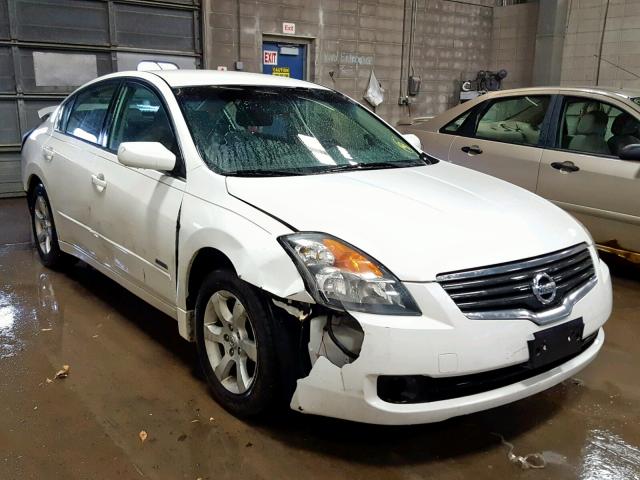 1N4CL21E29C137310 - 2009 NISSAN ALTIMA HYB WHITE photo 1