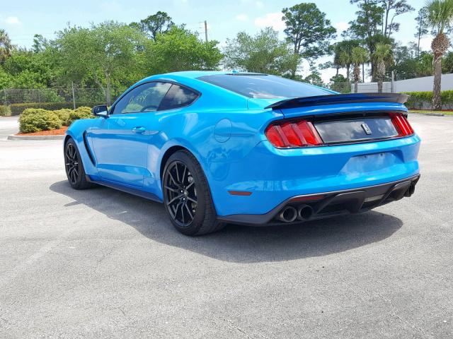 1FA6P8JZ1H5520889 - 2017 FORD MUSTANG SH BLUE photo 3