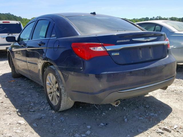 1C3BC1FGXBN550410 - 2011 CHRYSLER 200 TOURIN BLUE photo 3