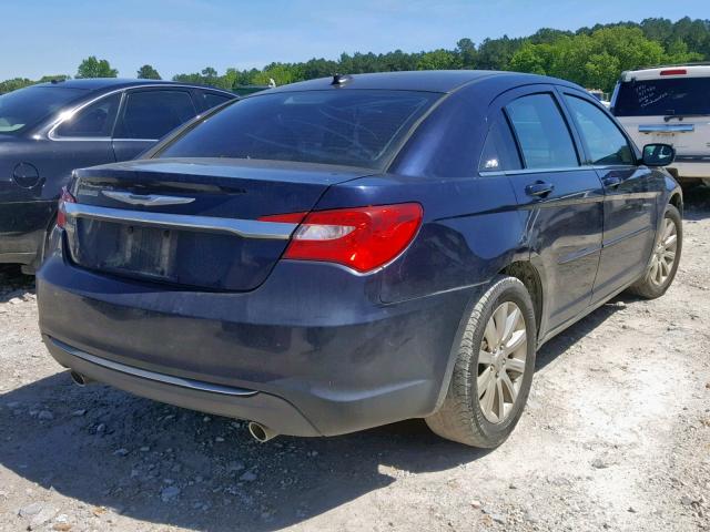 1C3BC1FGXBN550410 - 2011 CHRYSLER 200 TOURIN BLUE photo 4