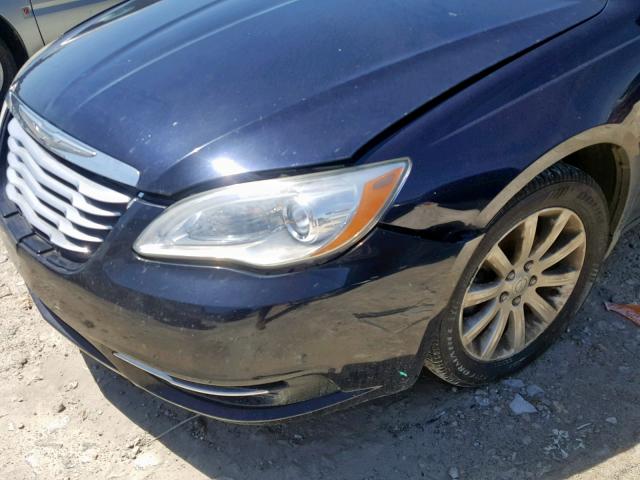 1C3BC1FGXBN550410 - 2011 CHRYSLER 200 TOURIN BLUE photo 9