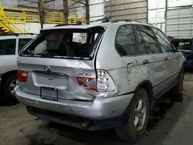 WBAFA53541LM71562 - 2001 BMW X5 3.0I SILVER photo 4