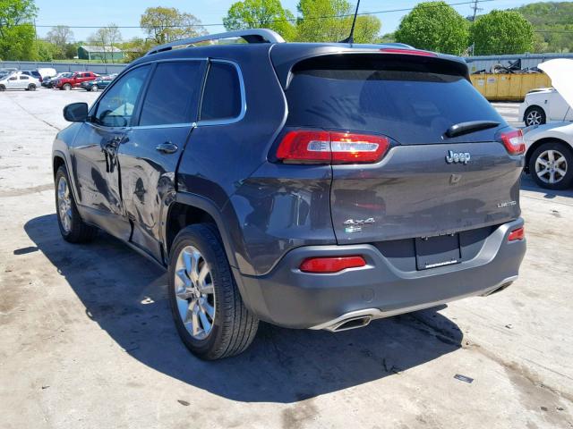 1C4PJMDS1GW155582 - 2016 JEEP CHEROKEE L CHARCOAL photo 3