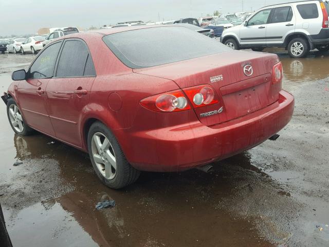 1YVFP80C635M45892 - 2003 MAZDA 6 I RED photo 3