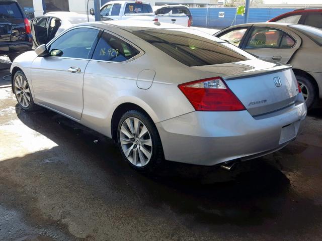 1HGCS22879A008403 - 2009 HONDA ACCORD EXL SILVER photo 3