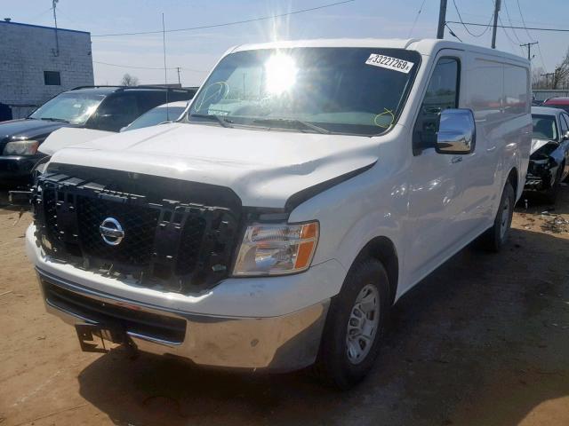 1N6BF0KYXCN107068 - 2012 NISSAN NV 1500 WHITE photo 2