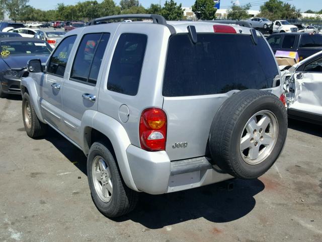 1J4GK58K22W342328 - 2002 JEEP LIBERTY LI SILVER photo 3