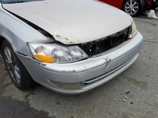 4T1BF28B33U327736 - 2003 TOYOTA AVALON GRAY photo 9