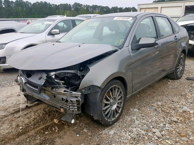 1FAHP3GN3AW286481 - 2010 FORD FOCUS SES GRAY photo 2