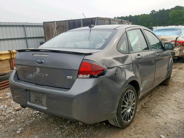 1FAHP3GN3AW286481 - 2010 FORD FOCUS SES GRAY photo 4