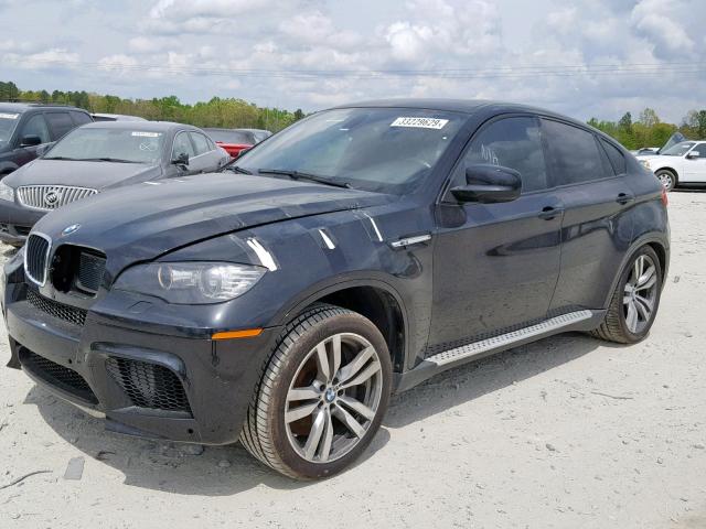 5YMGZ0C57CLK14733 - 2012 BMW X6 M BLACK photo 2