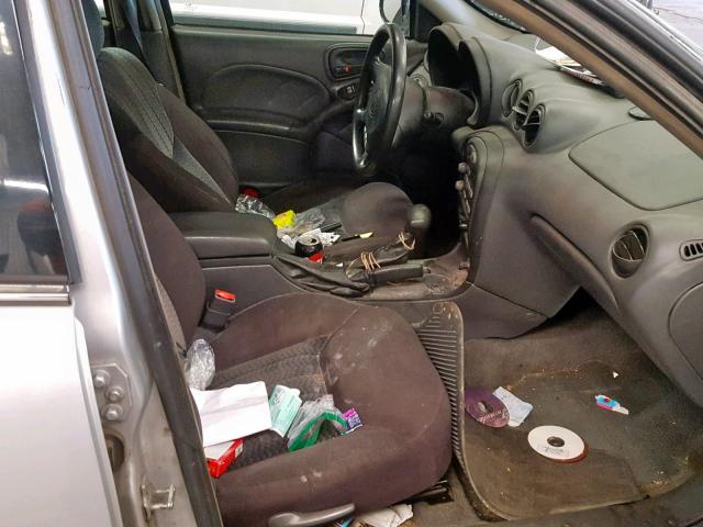 1G2NE52E35M145986 - 2005 PONTIAC GRAND AM S SILVER photo 5