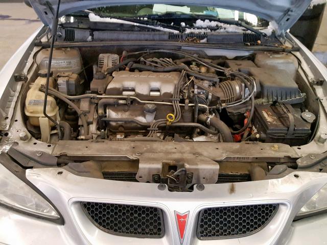 1G2NE52E35M145986 - 2005 PONTIAC GRAND AM S SILVER photo 7